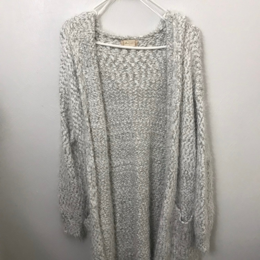 Altar’d State Eyelash Hooded Cardigan Sweater NWT